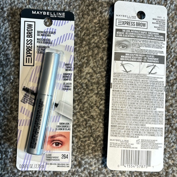 MAYBELLINE fast brow sculpt gel mascara in 264 clear transparent - Picture 2 of 5